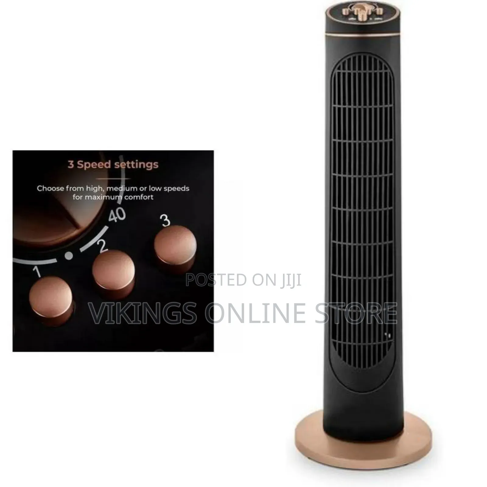 Digiwave 29" Oscillating Tower Fan With Timer for Keeping Cool