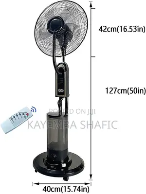 16-Inch Pedestal Mist Fan Humidifier Air Cooler - Brand New