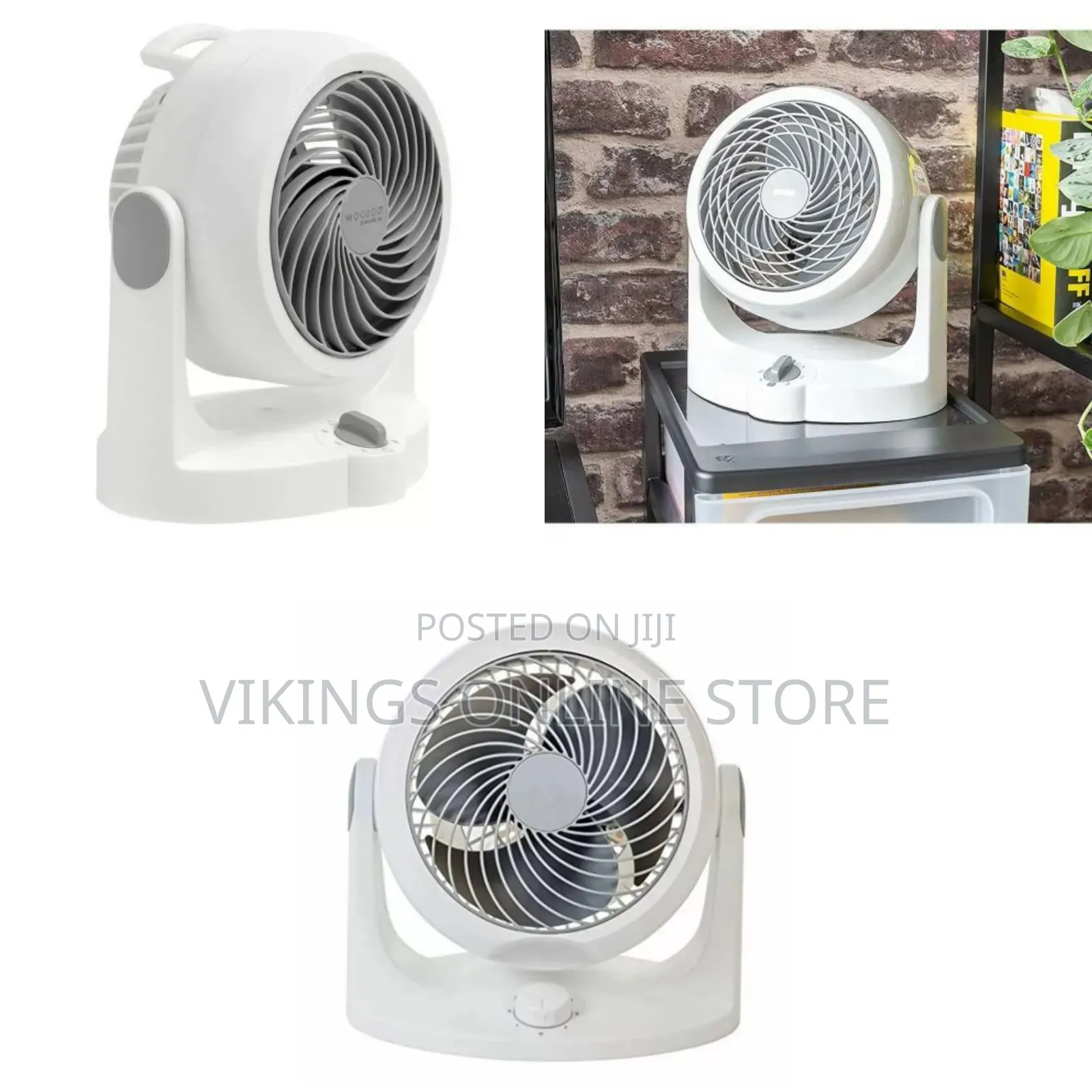 LEXICAL Portable Plastic USB 90° Wide Angle Desk Fan Mini Circulating