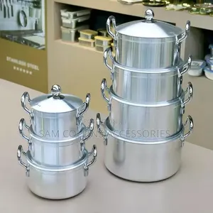 Saucepan Sets in Different Sizes and Shapes and Functions for Home Use