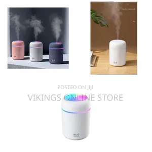 Portable Colorful Mini H2o Humidifier- Essential Oil Diffuser, 300 Ml