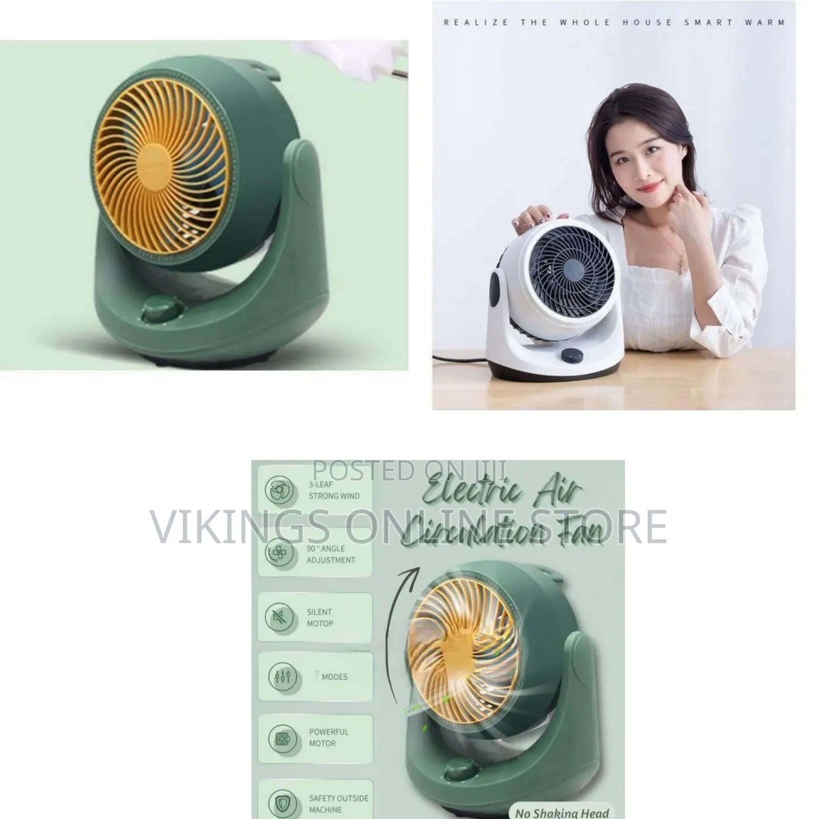 Small Mini Office Desktop Fan, Table Air Circulation Fan, Household