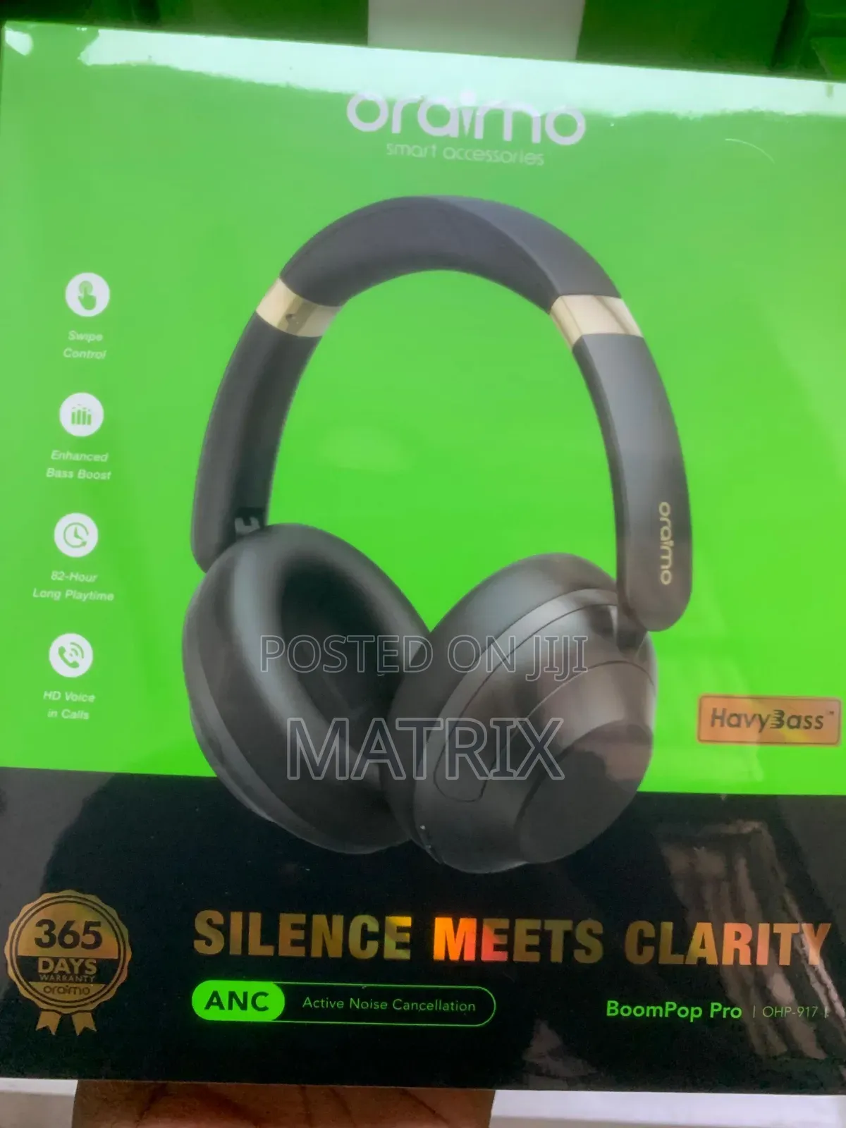 ORAIMO HavyBass Wireless ANC Headphones - BoomPop Pro
