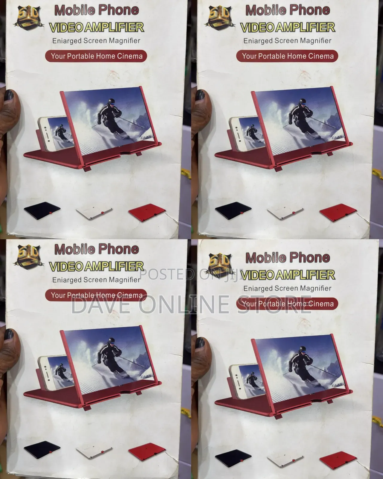 Mobile Phone Video Amplifier Enlarged Screen Magnifier