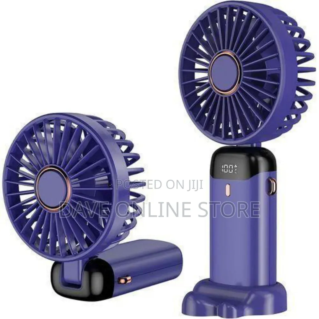 Purple Foldable Mini Handheld Fan