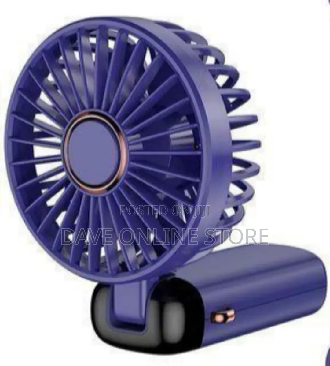 Purple Foldable Mini Handheld Fan