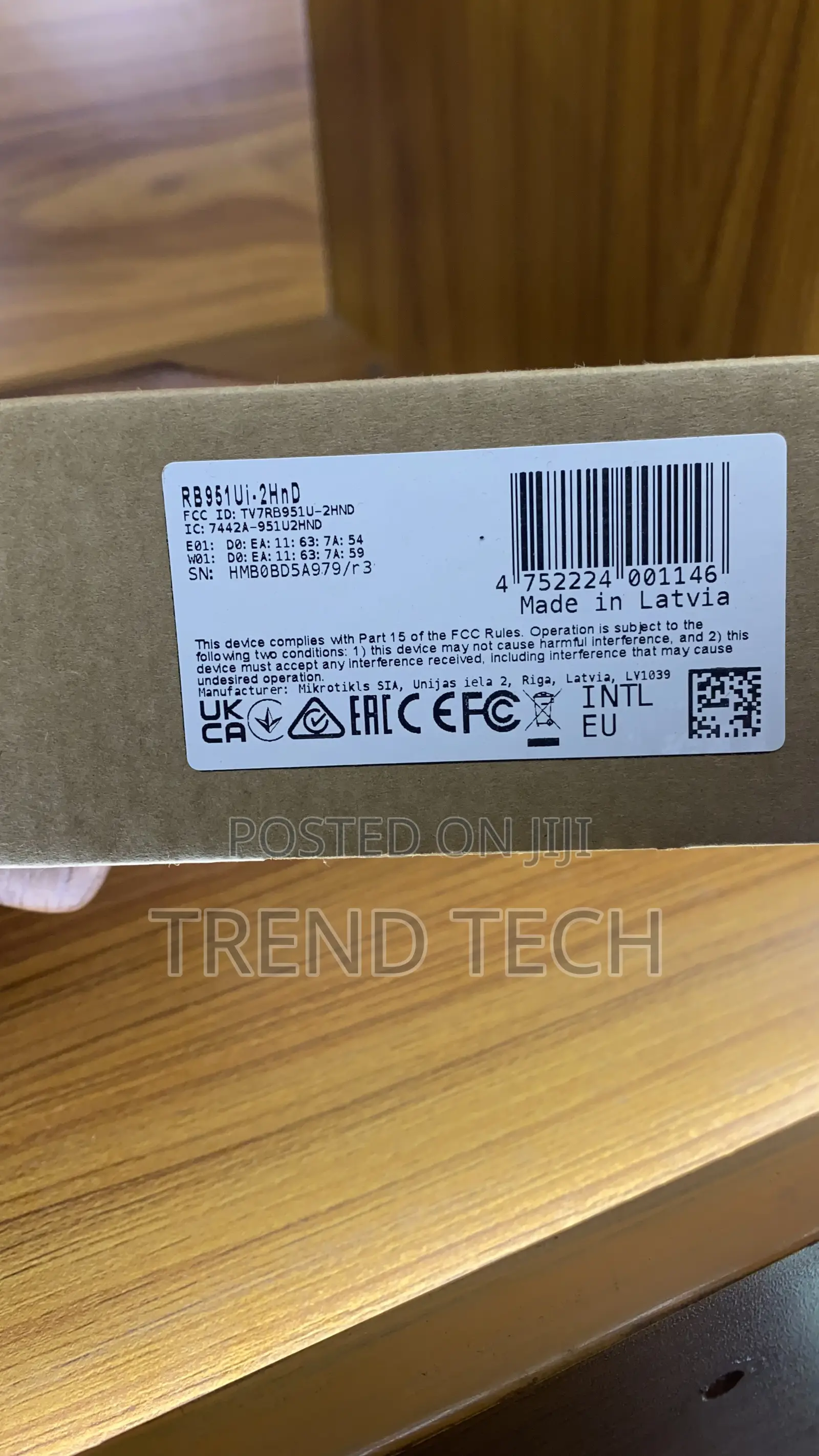 Mikrotik RB951series