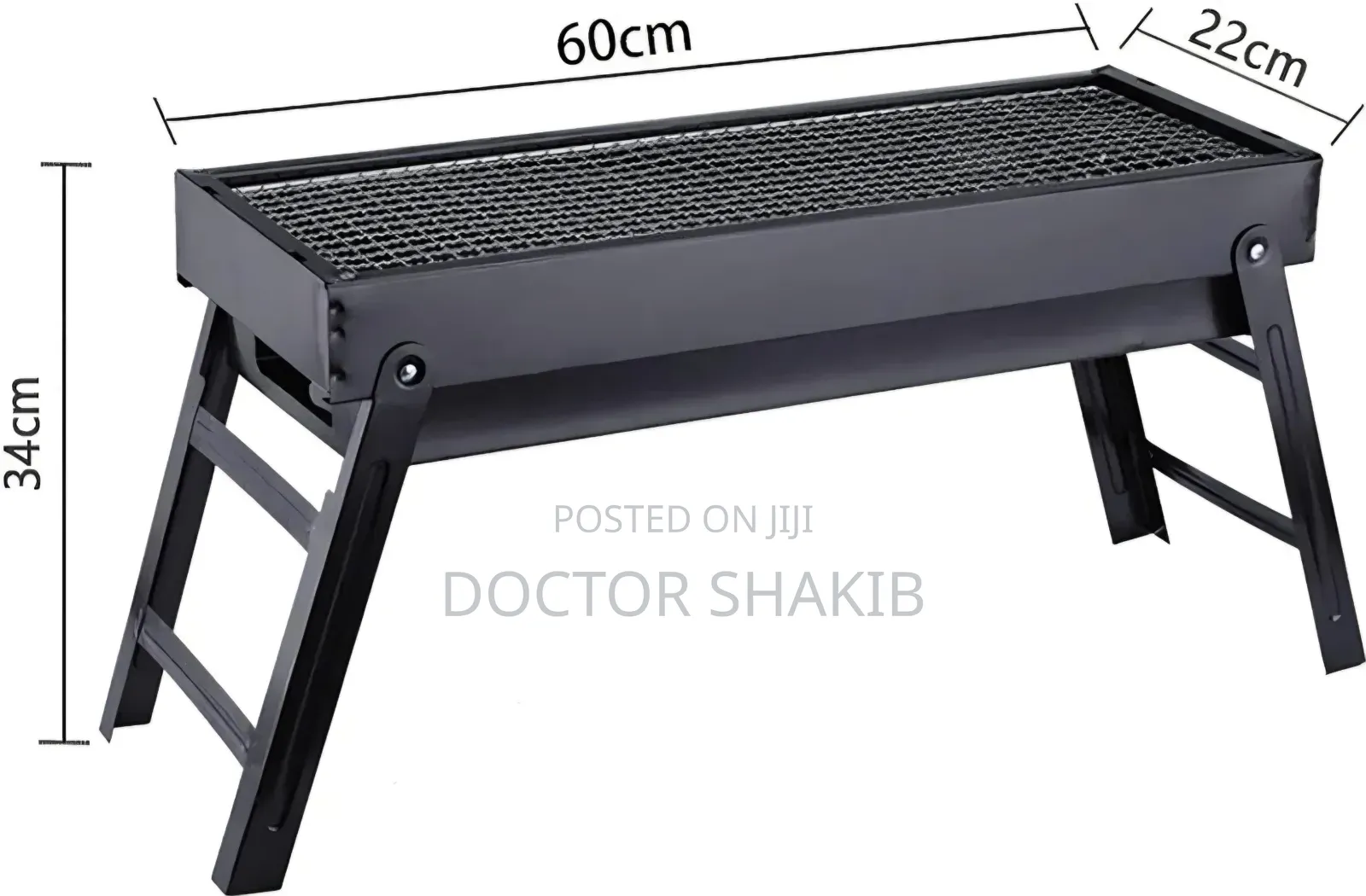 Portable Folding Stainless steelCharcoal Barbecue Grill
