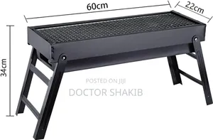 Portable Folding Stainless steelCharcoal Barbecue Grill
