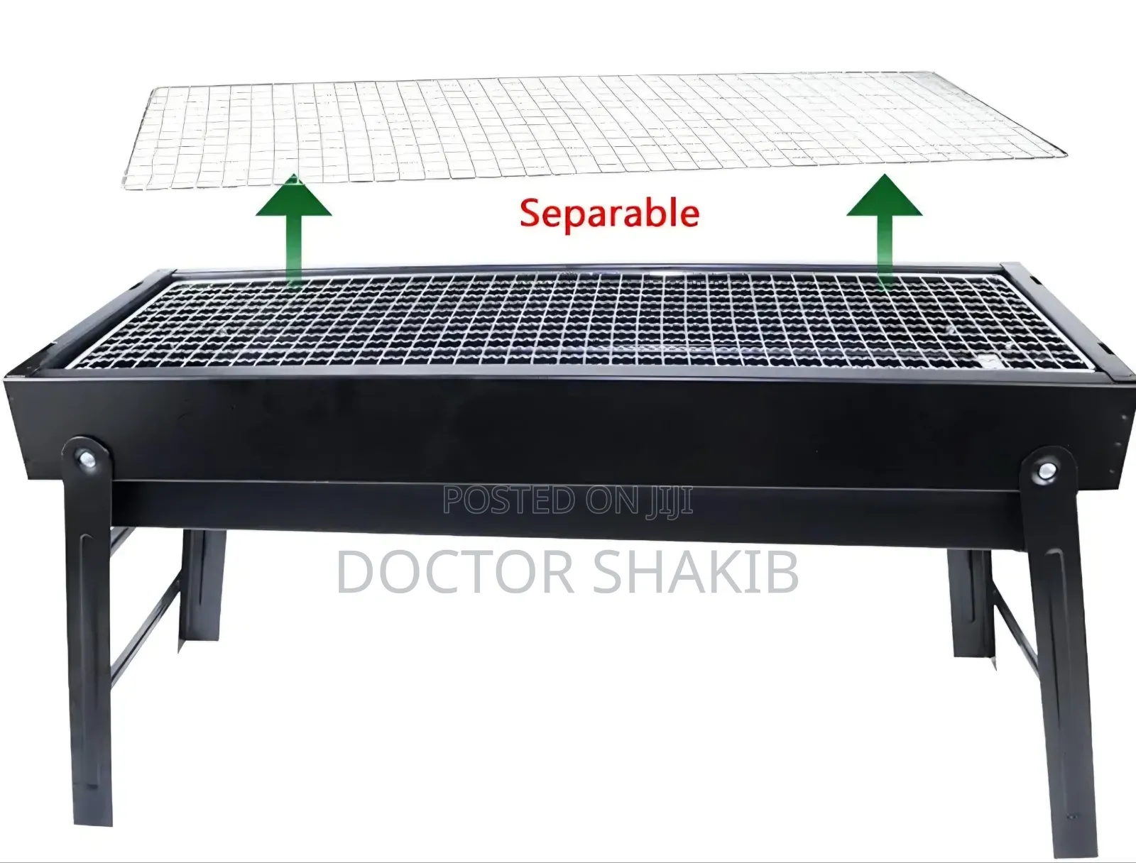 Portable Folding Stainless steelCharcoal Barbecue Grill