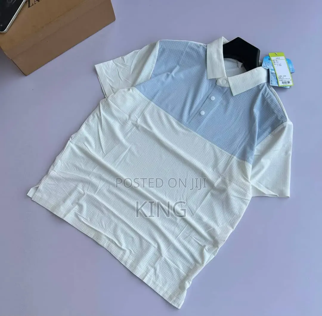 Distinct Two-Tone Design Polo Shirts