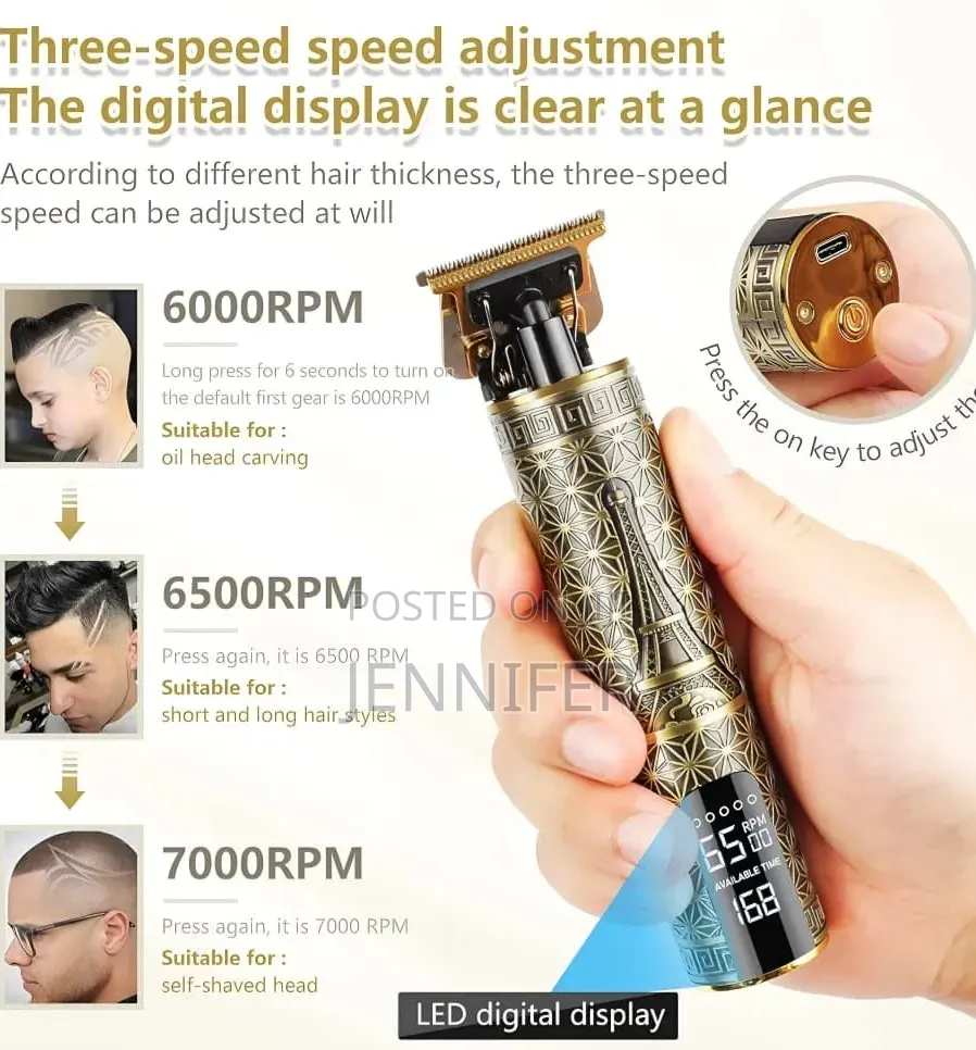 T9-Style Professional Hair Clipper