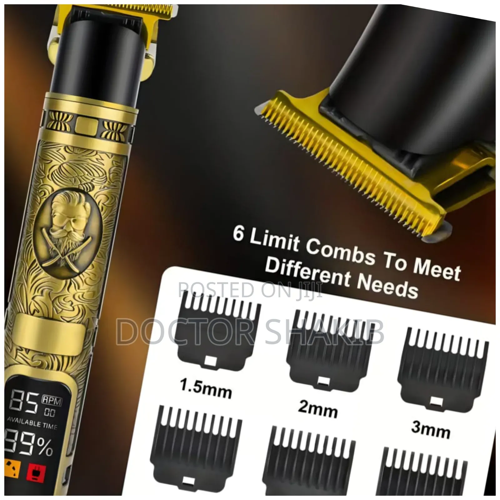 Digital Vintage T-9 Professional Hair Trimmer