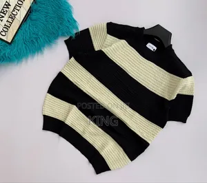 Ava Stripe Relaxed Knit T-Shirt