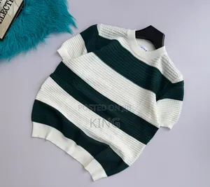 Ava Stripe Relaxed Knit T-Shirt