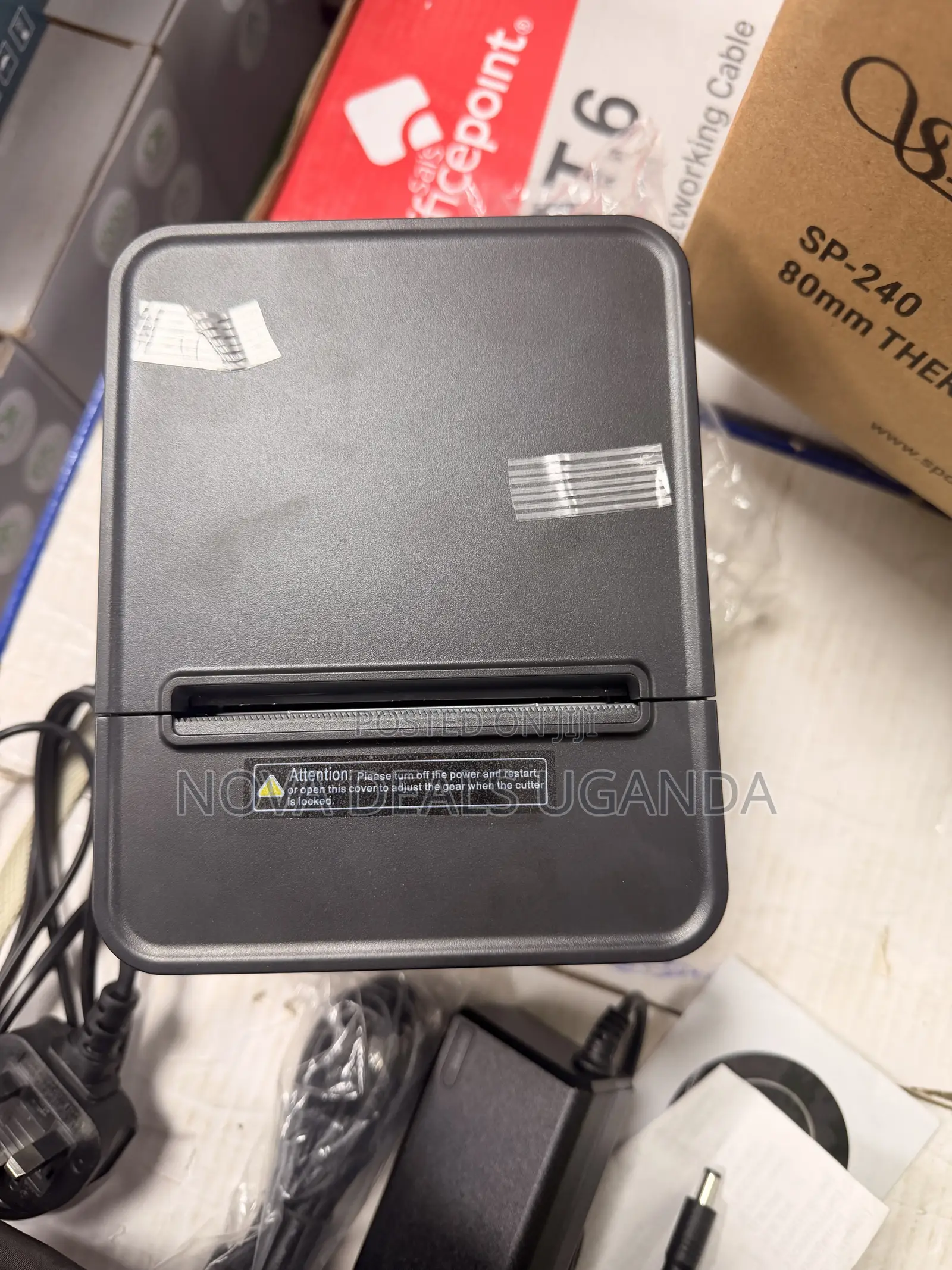 SPOS SP-240 80mm Thermal Receipt Printer With Auto-Cutter-Black