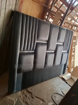 Leather Bed 5by6 White Color and Dark Color
