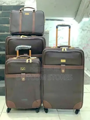 Six Carats Leather Traveling Boxes