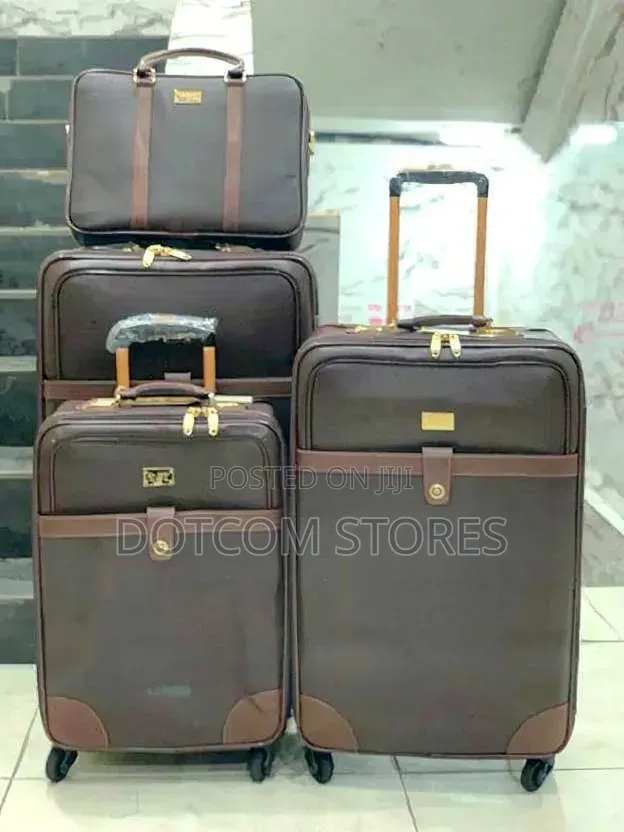 Six Carats Leather Traveling Boxes
