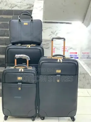 Six Carats Leather Traveling Boxes