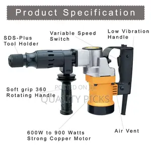 Hex Chipping Hammer Concrete Breaker Rotary Machine