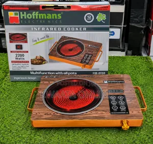 Hoffmans 2200W Electric Infrared Cooker(HM-8090)Touch Controls Timer