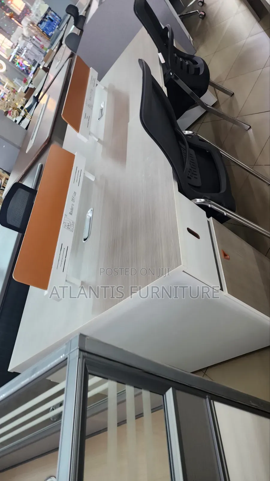 Glass Less Office Workstation