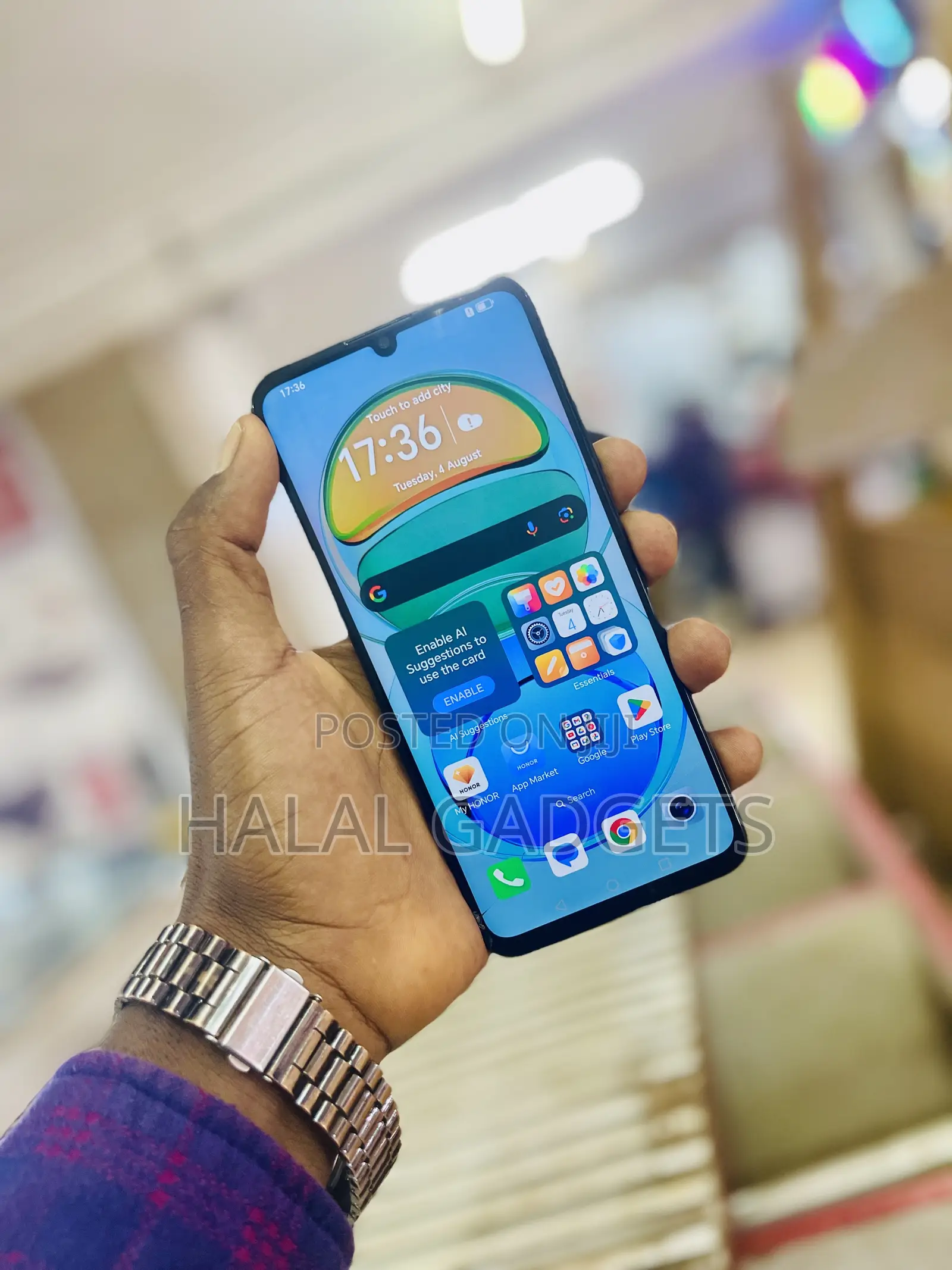 Honor X7a 128 GB Black
