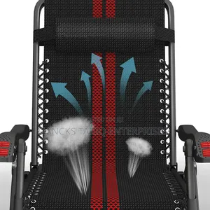Foldable Zero Gravity Reclining Lounge Chair With Tray