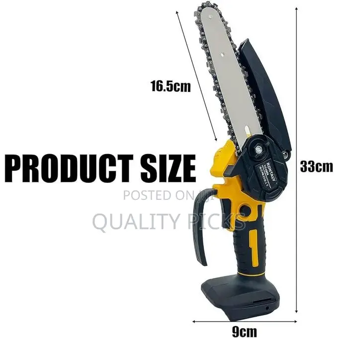 Handheld Chainsaw 6 Inch Brushless Motor for Dewalt 20V Battery