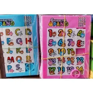 1pcs Portable Size Puzzles-Multicoloured Numeric and Alphabetic
