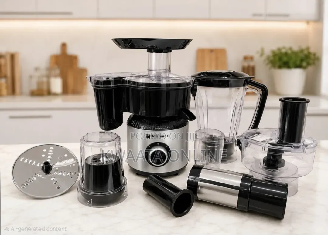 10 in 1 Hoffman 1200W Food Processor Unbreakable Jar Copper Coil Motor