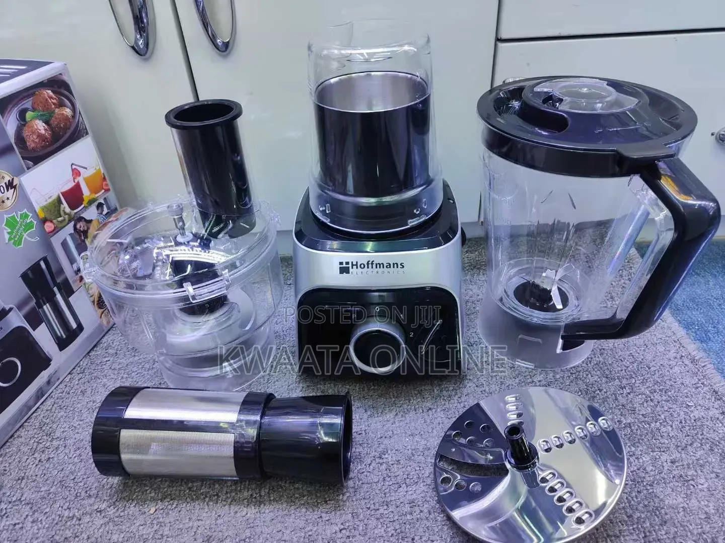 10 in 1 Hoffman 1200W Food Processor Unbreakable Jar Copper Coil Motor
