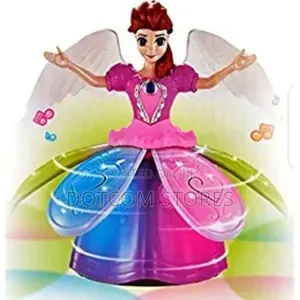 Dancing Angel Girl Robot With Lights and Music (Multicolour)
