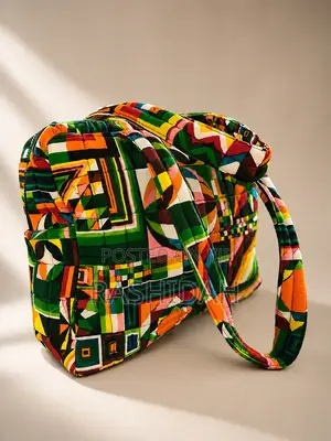 Daima Tote Bag- Multicolored-Green