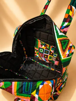 Daima Tote Bag- Multicolored-Green