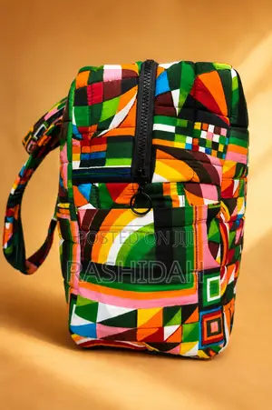 Daima Tote Bag- Multicolored-Green