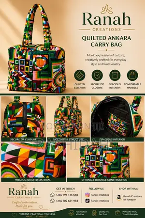 Daima Tote Bag- Multicolored-Green