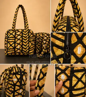 Daima Tote Bag-Multicolored-Gold
