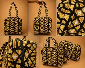 Daima Tote Bag-Multicolored-Gold