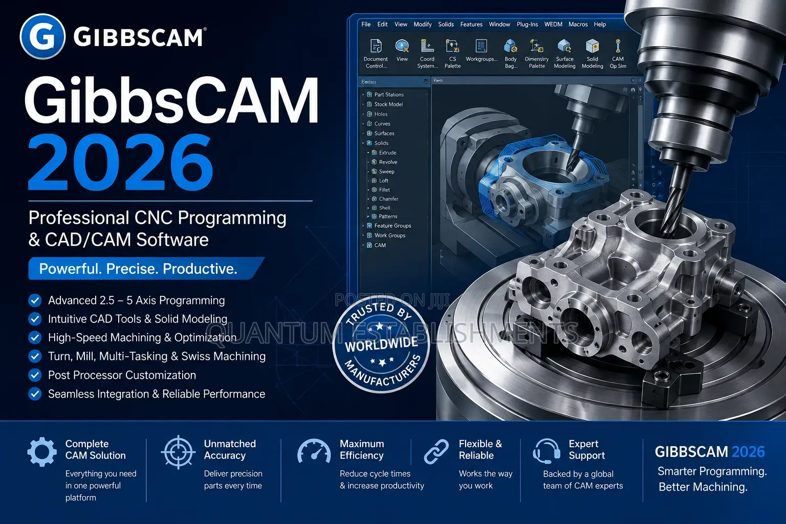 GibbsCAM 2026 | Professional CNC Programming and CAD/CAM Software