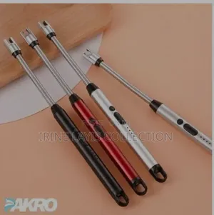 Rechargeable Electric Arc Lighters With a Flexible 360-Degree Neck.