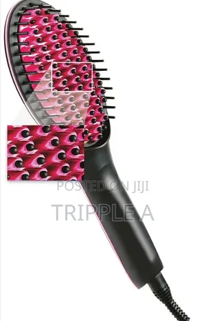 Durable Pink Black Ceramic Simply Hair Brush