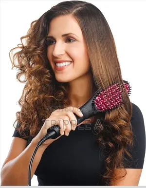 Durable Pink Black Ceramic Simply Hair Brush