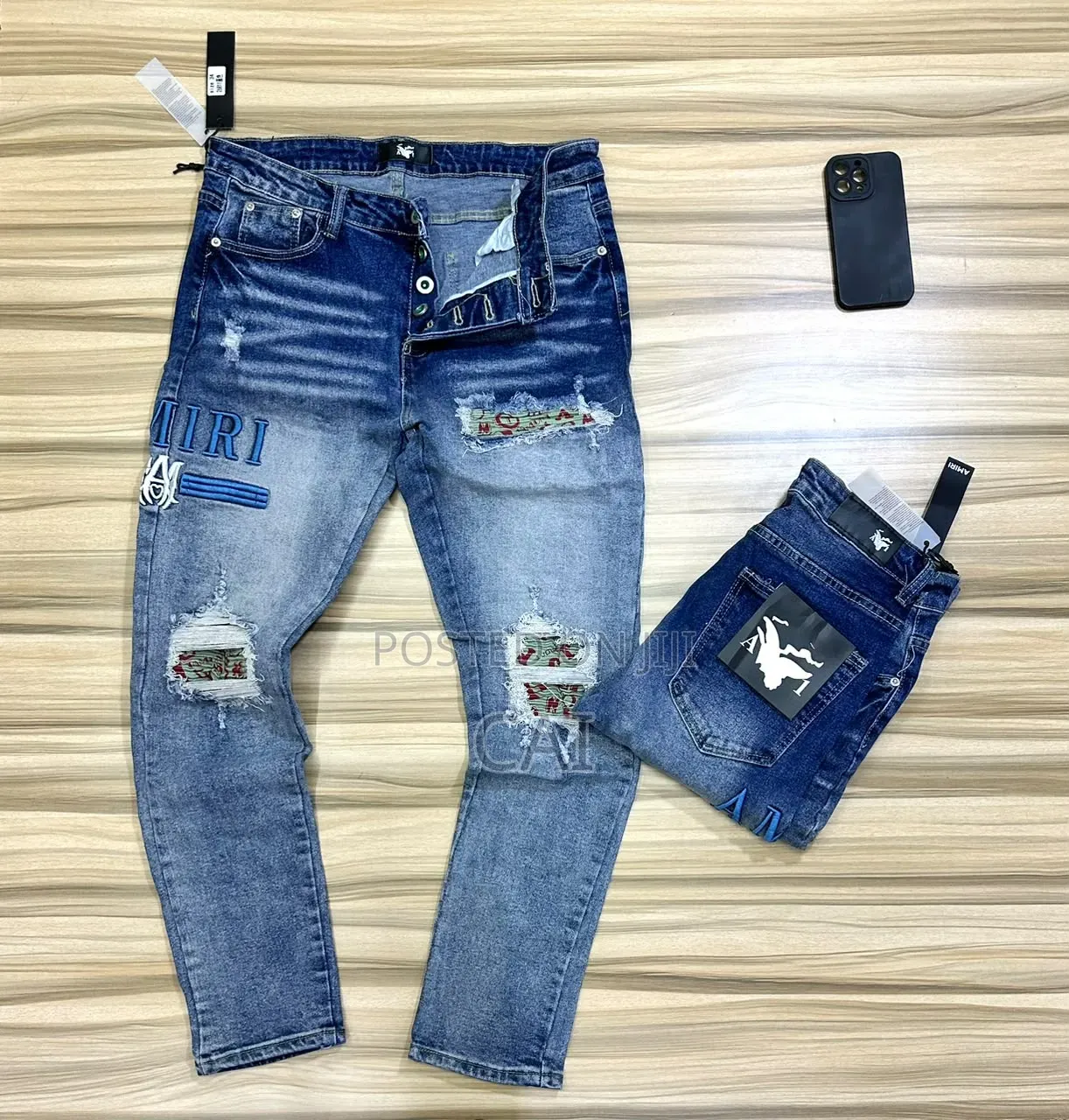 Stacked Amiri Jeans