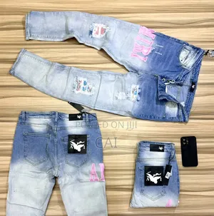Stacked Amiri Jeans