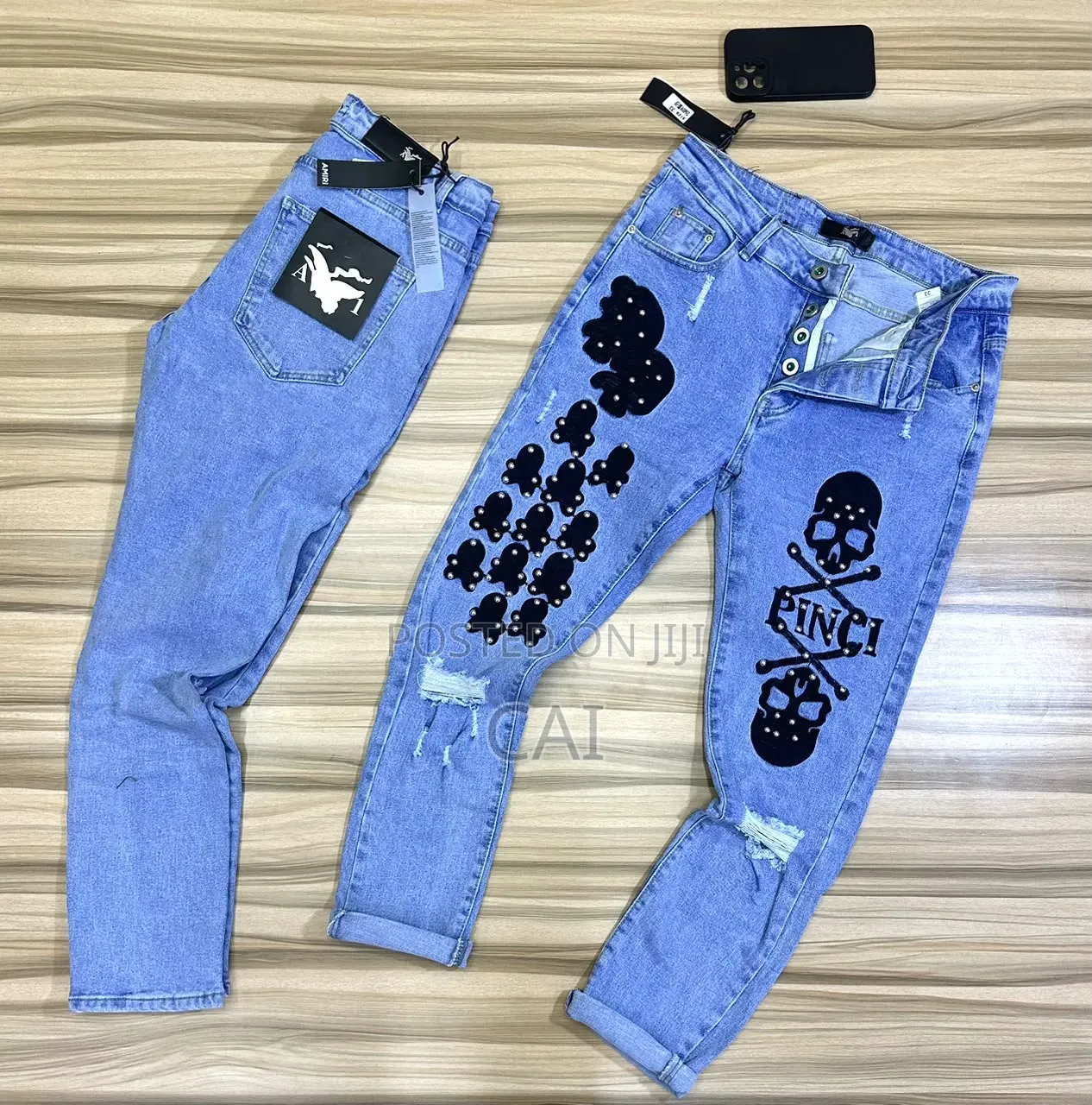 Stacked Amiri Jeans