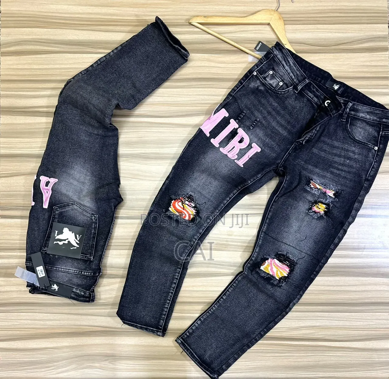 Stacked Amiri Jeans