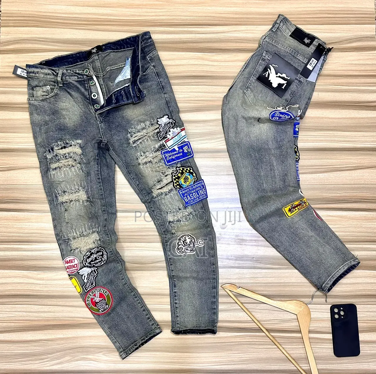 Stacked Amiri Jeans
