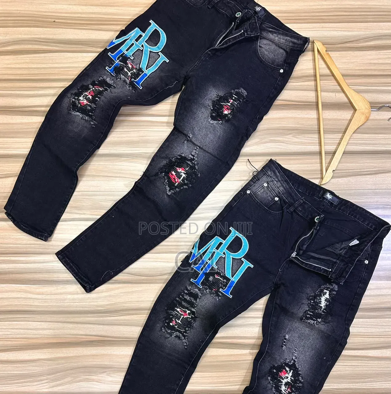 Stacked Amiri Jeans